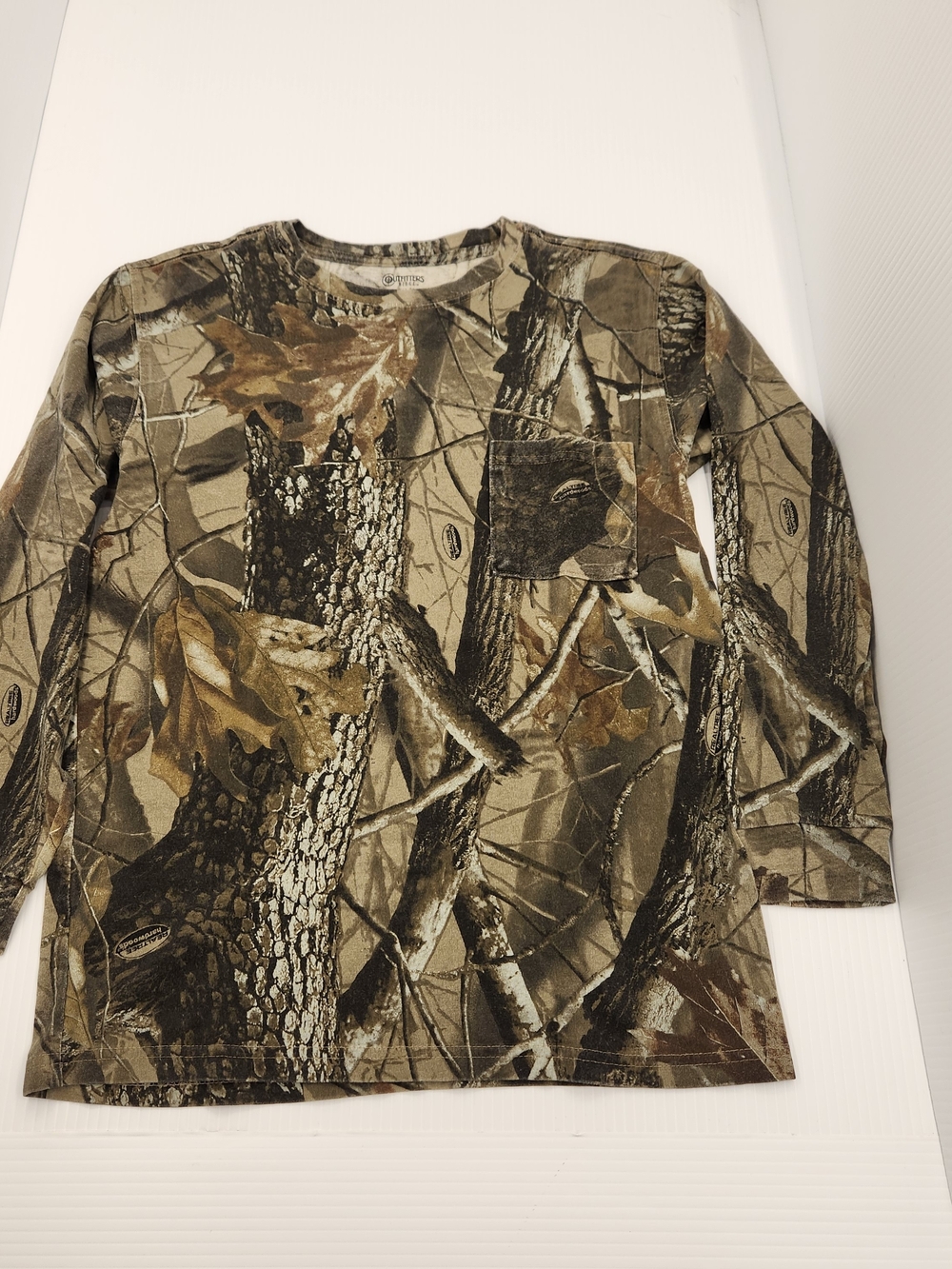 Kids Long-Sleeve Camo Tee - Brown & Green - Picture 2 of 6